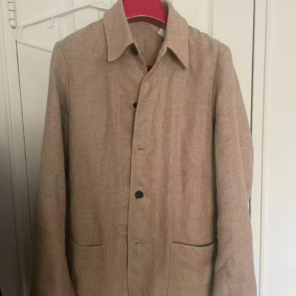 Private White V.C. The Linen Shacket - Size 4 - Picture 2 of 6